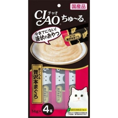 INABA - CIAO Churu Luxury Tuna Puree (14g x 4) Cat SnackSC-150