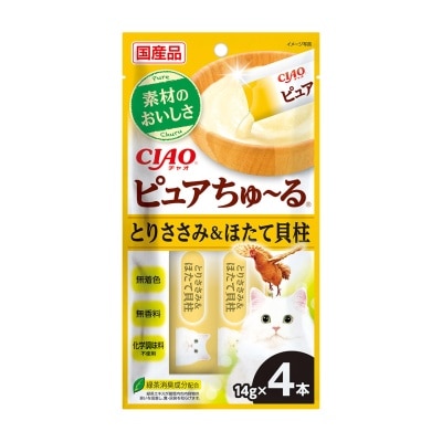 INABA -  雞肉＆帶子 貓小食 (14g x 4) SC-538