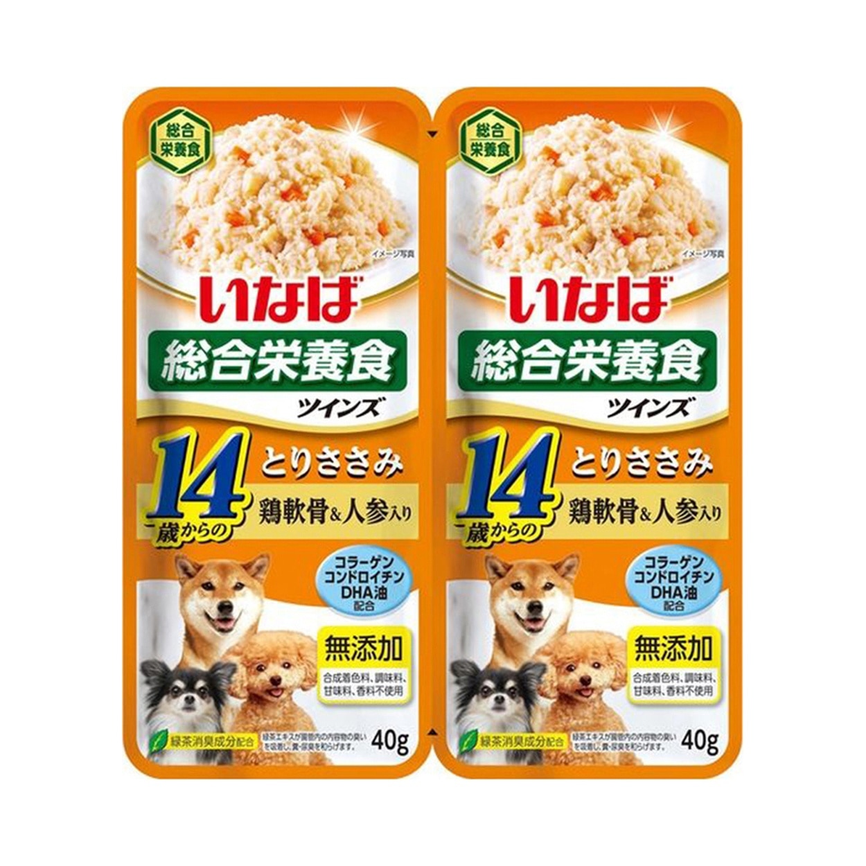 <Twins>14歲起 雞肉配雞軟骨和胡蘿蔔 (40g x 2) TW-06