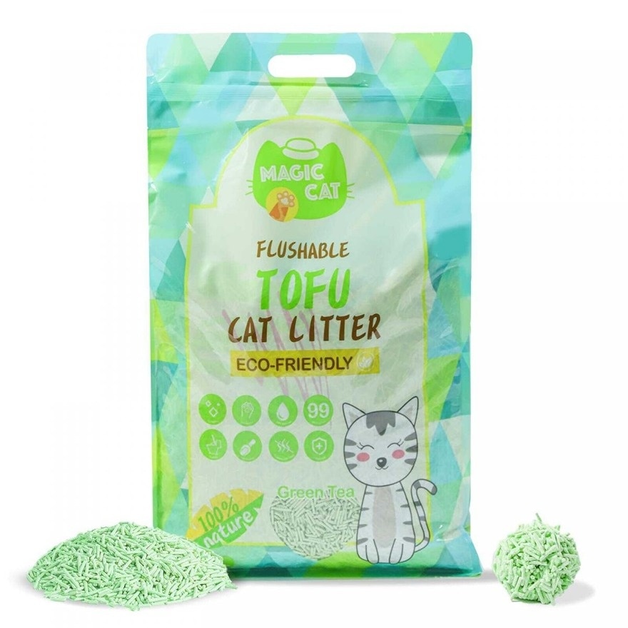 Corn Tofu (6L/Green Tea) Cat Litter- MAGIC CAT