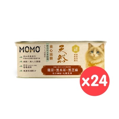 MOMOCARE - [24CTN]Chicken+Black Sesame+Black Fungus Meat Nutritious Main Meal(110g x24)Cat Can 10701 image