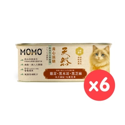 MOMOCARE - [6CTN]Chicken+Black Sesame+Black Fungus Meat Nutritious Main Meal(110g x6)Cat Can10701 image