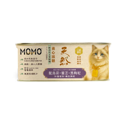 MOMOCARE - Ostrich+Ganoderma lucidum+Black Wolfberry Meat Nutritious Main Meal (110g) Cat Can 10706 image