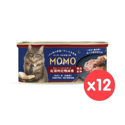 MOMOCARE - [12CTN]Wolfberry + duck (Shredded pork) Cat Can (110g X12) 18802 image