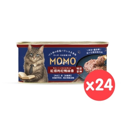 MOMOCARE - [24CTN]Wolfberry + duck (Shredded pork) Cat Can (110g X24) 18802 image