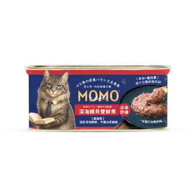 MOMOCARE - 萌寵守護・哲心研 深海鯖貝雙鮮煮 肉絲｜主餐罐 (110g) 18808 image