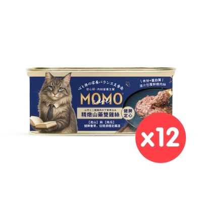 MOMOCARE - [12CTN]Yam+Turkey+Chicken (Shredded pork) Cat Can (110g X12) 18805