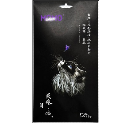 MOMOCARE - Cute Pet Guardian -Cat Meat Paste Cherry Duck + Blueberry (Eye) (15g x 5)- MOMOCARE image