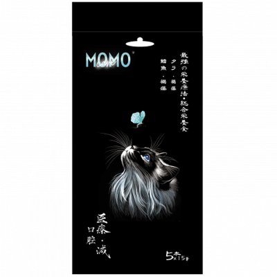 MOMOCARE - Cute Pet Guardian - Cat Meat Paste Cod + Brown Seaweed (Oral) (15g x 5)- MOMOCARE image