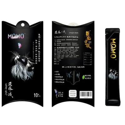 MOMOCARE 萌寵守護 貓主食肉泥條 鮭魚+鱈魚卵+南極磷蝦油【皮膚.被毛】(15g x 10本) MOMOCARE image