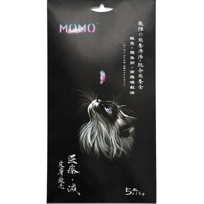 MOMOCARE 萌寵守護 貓主食肉泥條 鮭魚+鱈魚卵+南極磷蝦油【皮膚.被毛】(15g x 5本) MOMOCARE image