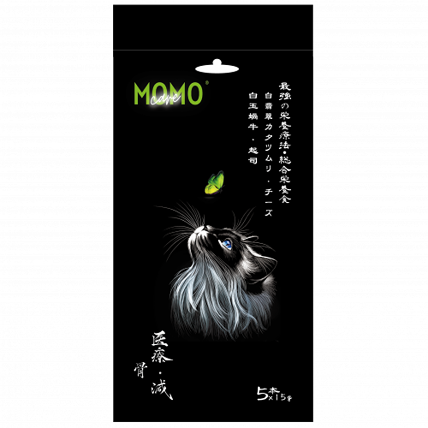 萌寵守護 貓主食肉泥條 白玉蝸牛+起司【骨】(15g x 5本) MOMOCARE image