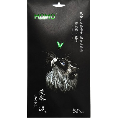 MOMOCARE - 萌寵守護 - 貓主食肉泥條 - 鯖魚+大麥苗【去毛球】(15g x 5本) - MOMOCARE