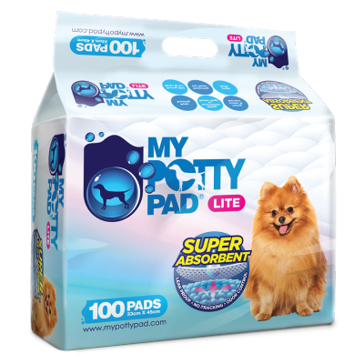 MY POTTY PAD - Lite - Pet Sheet (S) (33cm x 45cm) (100 pads) Pet Training Sheets