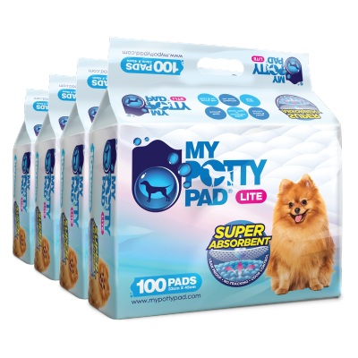 MY POTTY PAD - [BoxSet]Lite - Pet Sheet (S) (33cm x 45cm) (100 pads x 4) Pet Training Sheets