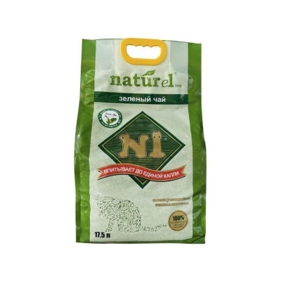 N1 - 天然玉米豆腐貓砂 (17.5L/綠茶味/3.0粗粒裝) N1貓砂原裝行貨