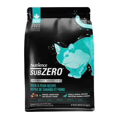 NUTRIENCE - SUBZERO 鸭肉 & 梨子配方 (4 lb) 全猫粮 52606