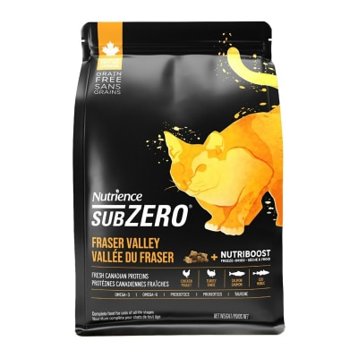 NUTRIENCE - Subzero 顶级鸡肉+火鸡+海鱼 无谷物 全猫粮 (10lb) 52906