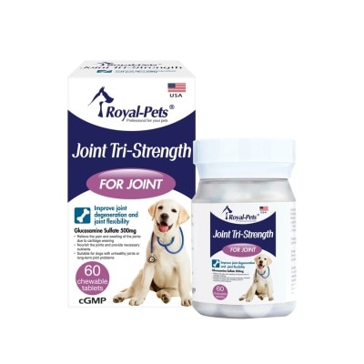 ROYAL-PETS - 三效關節素60粒咀嚼片
