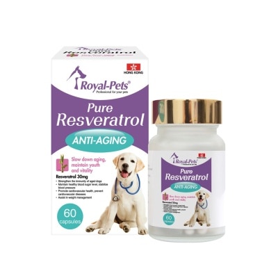 ROYAL-PETS - 純正白藜蘆醇60粒膠囊