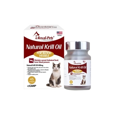 ROYAL-PETS - 天然磷蝦油45粒軟膠囊