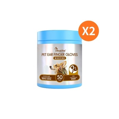 ROYAL-PETS - 宠物洁耳指套50片 (2件装)