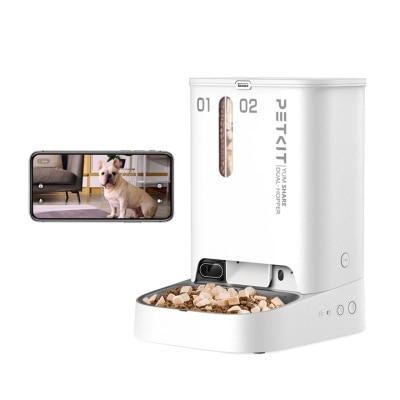 PETKIT - Yumshare DUAL-HOPPER Smart Feeder (Camera Version / Real-Time Image) (5L) 302713 image