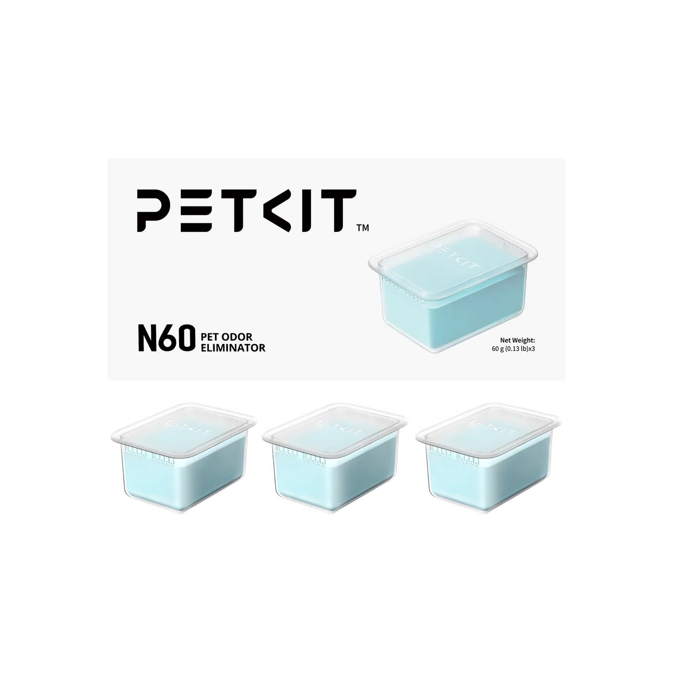 N60 Deodorizing Cubes 3pcs (Purobot Series Cat Toilets) 305240