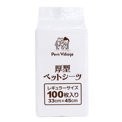 PET VILLAGE - Thick Pet Sheet 100 pcs (30x45 cm) For Cats & Dogs - Pet Village