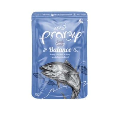 PRAMY - 高級白肉吞拿魚 成貓功能性湯濕包 - 均衡營養 (70g) 044409