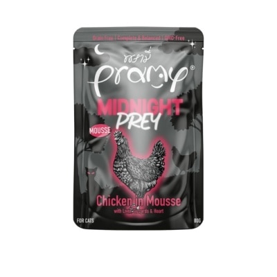PRAMY - 午夜饗宴 主食餐包 鮮嫩雞肉 慕絲 (80g) 貓濕包 044836 MN5