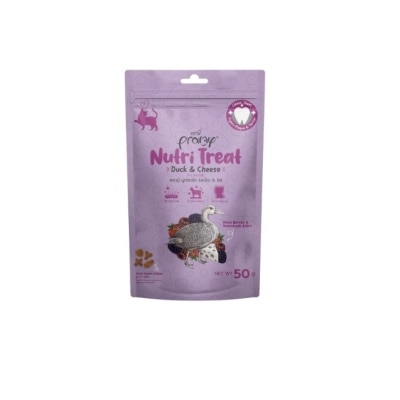 PRAMY - 潔齒點心 雜莓 + 鴨肉 + 芝士 (50g) 貓小食 042108