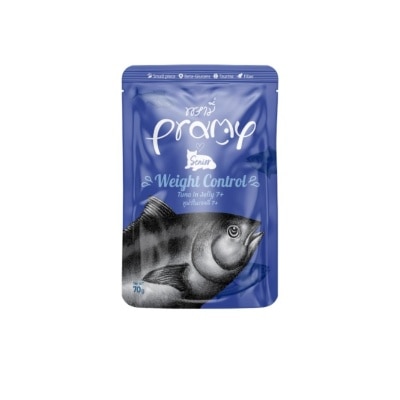 PRAMY - 高級白肉吞拿魚(高齡貓7+)功能性濕包 -體重控制 (70g) 044362
