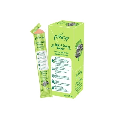 PRAMY - 營養肉泥唧唧醬 三文魚蟹肉 皮膚毛髮保健(椰子油) 14gx30 貓小食 044604