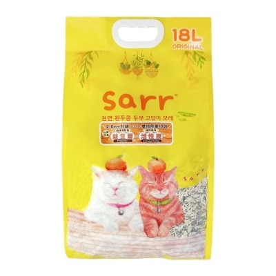 SARR - Korea Probiotics + Activated Carbon Natural Pea Tofu Cat Litter Original Flavor 2.0mm (18L)