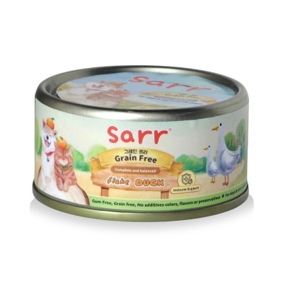 SARR - 全齡貓狗罐(肉絲湯汁)免疫系統(鴨胸肉+雞湯) (80g) #250122