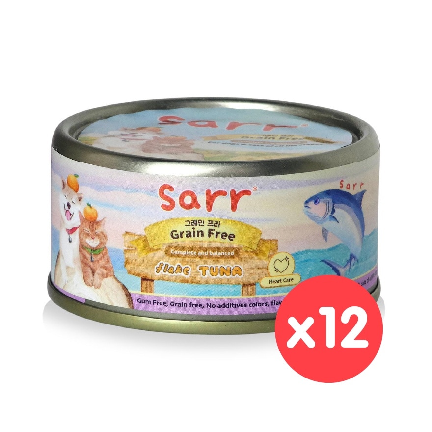 全齡貓狗罐(肉絲湯汁)心臟護理(吞拿魚.魚湯.魚油) (80g x 12) image