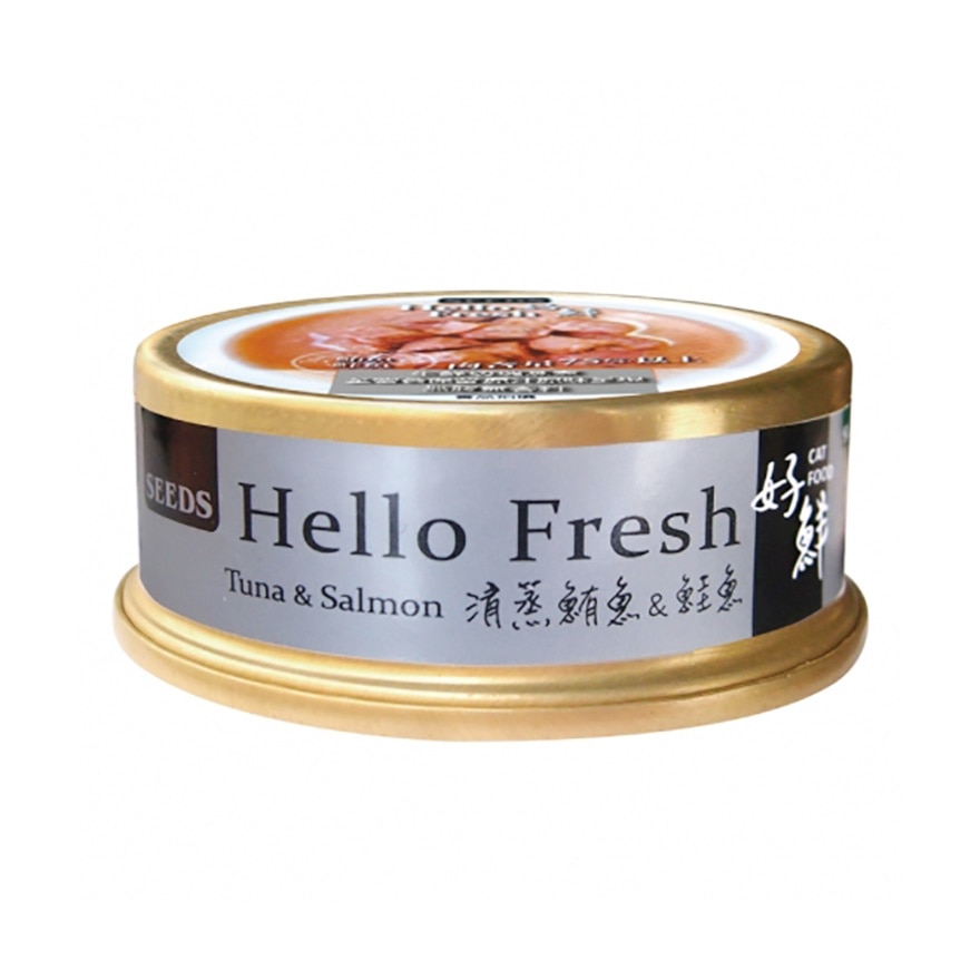 Hello Fresh好鮮燉湯-清蒸鮪魚+鮭魚貓罐頭(50g)827801
