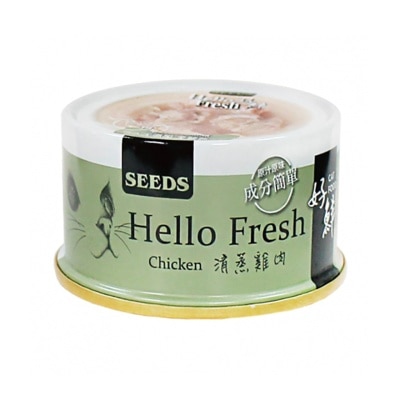 SEEDS - SEEDS-Hello Fresh好鲜炖汤-清蒸鸡肉猫罐头(80g) 828860