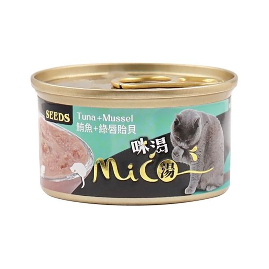 MICO Functional Soup Can - Tuna + Green Lipped Mussel (85g) Cat Can 829713