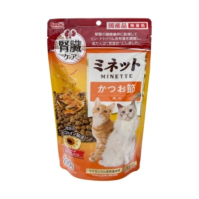 SMACK - Minette-Kidney-protecting cat food (with dried bonito flakes added) 200g- Smack