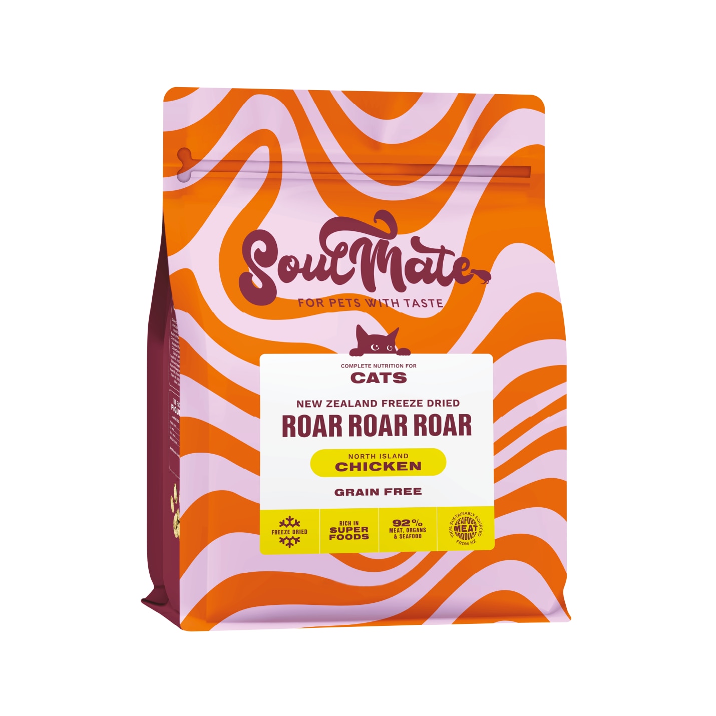 New Zealand Freeze Dried Roar Roar Roar - North Island Chicken Cat Food 900g 780503