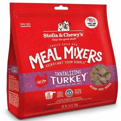 STELLA & CHEWY'S - 凍乾脫水生肉狗糧伴侶 - 火雞 (3.5oz) - Stella & Chewy's