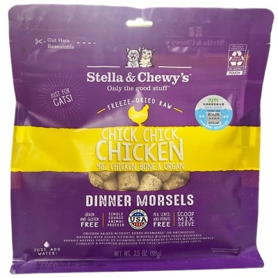 STELLA & CHEWY'S - 凍乾脫水貓糧 - 雞肉粒 (3.5oz) - Stella & Chewy's