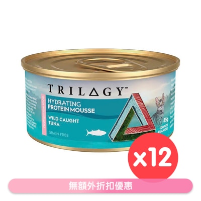 TRILOGY - Kitten Hydrating Protein Mousse Wild Caught Tuna Cat Can (85g x 12) 005887 image