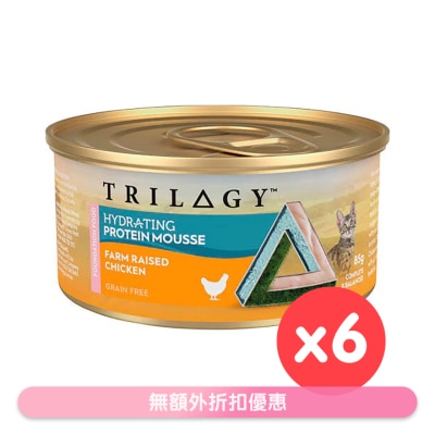 TRILOGY - [6罐优惠] 奇境 幼猫补水配方慕斯 农场鸡肉 主食罐 (85g x 6) 005870