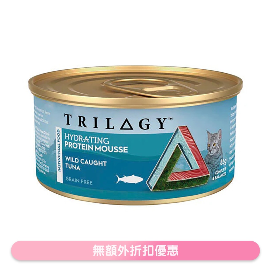 奇境 成貓補水配方慕斯 野生吞拿魚 主食罐 (85g) 005894
