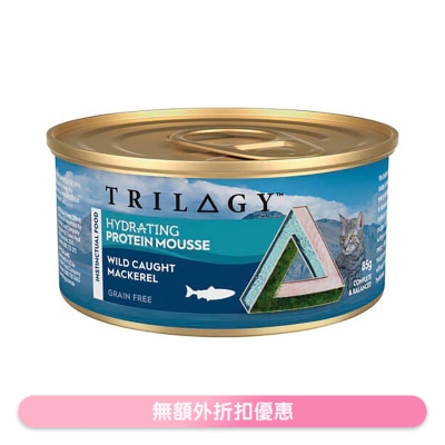 TRILOGY - 奇境 成猫补水配方慕斯 野生马鲛鱼(鲭鱼) 主食罐 (85g) 005917