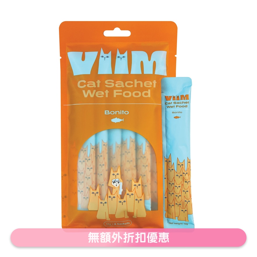 Viim 鲣鱼肉泥条 (12g x 6) 450676