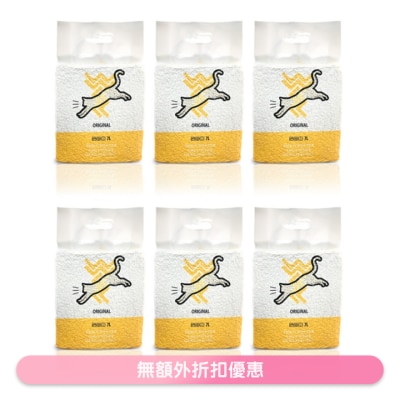 WEWE - [箱装优惠]原味秒结豆腐猫砂 (7L x 6) - WEWE